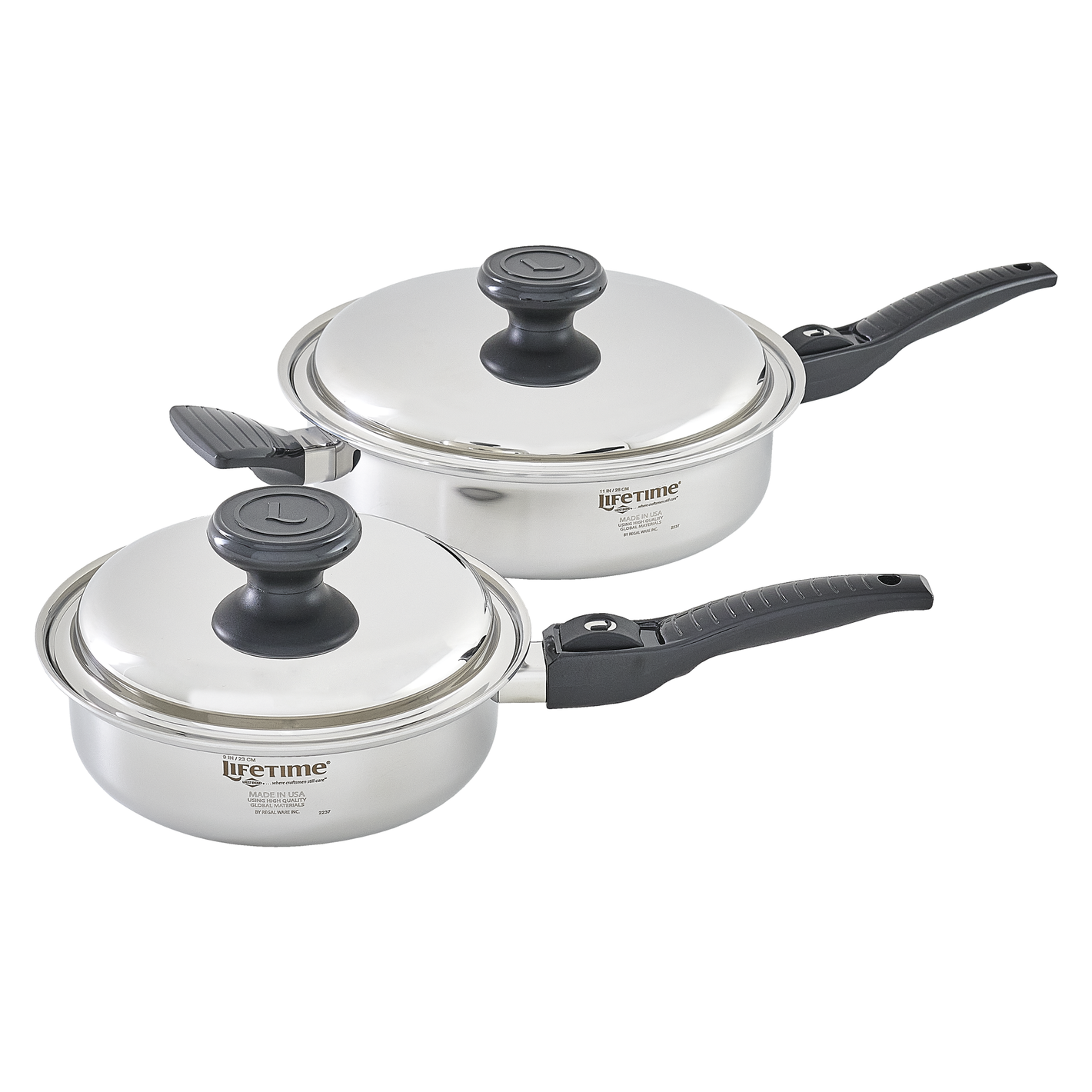 Two Lifetime Cookware Skillets