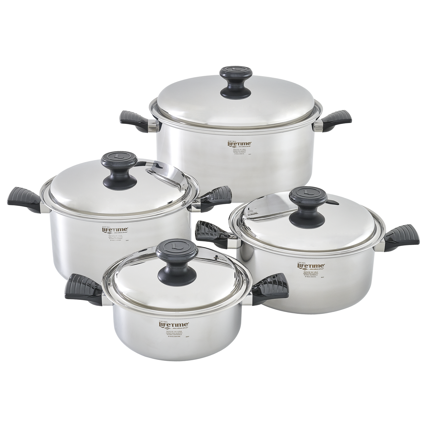 Four Lifetime Cookware Stock Pots